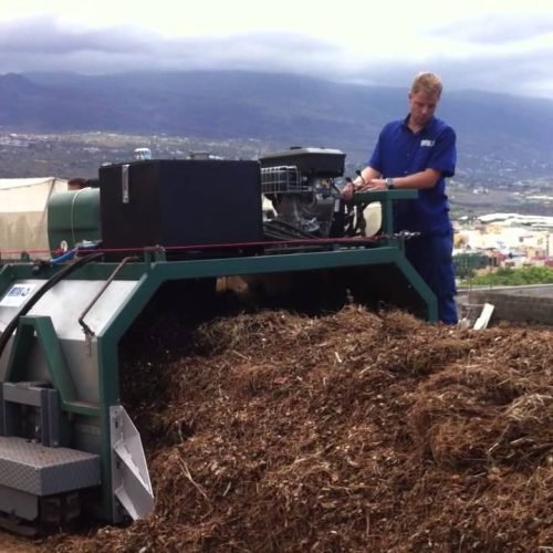 maquinaria compostaje industrial